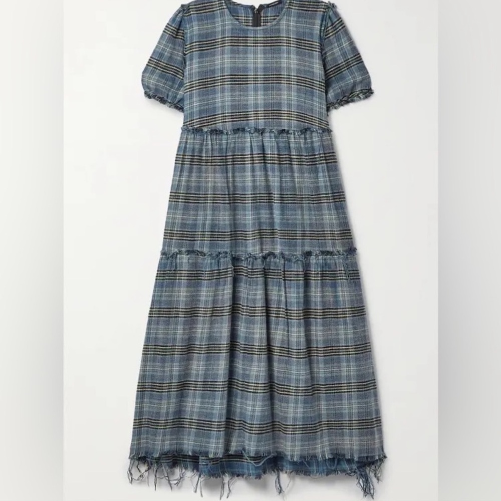 R13 Shredded Relaxed Midi